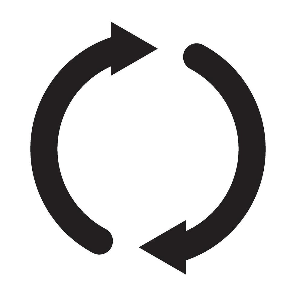 rotation icon logo vector design template