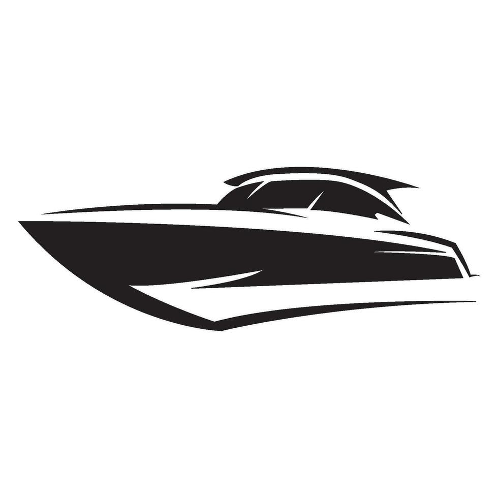 boat icon logo vector design template