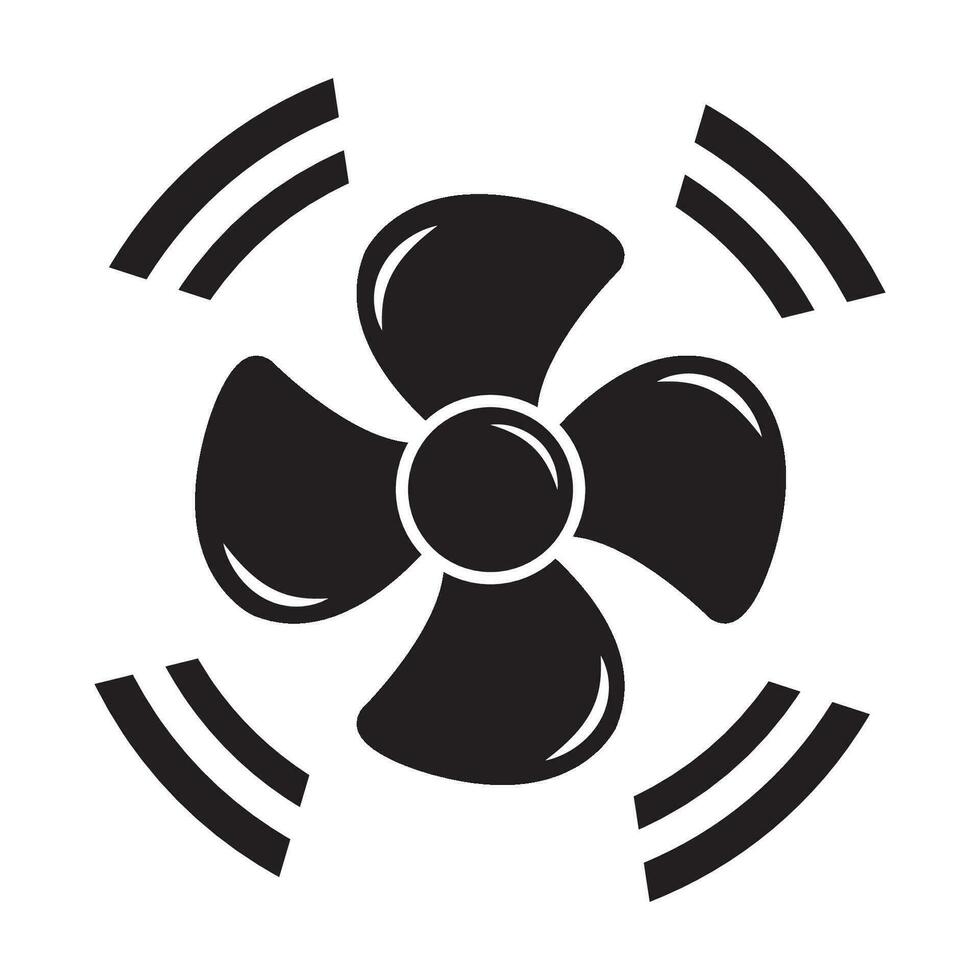 propeller icon logo vector design template