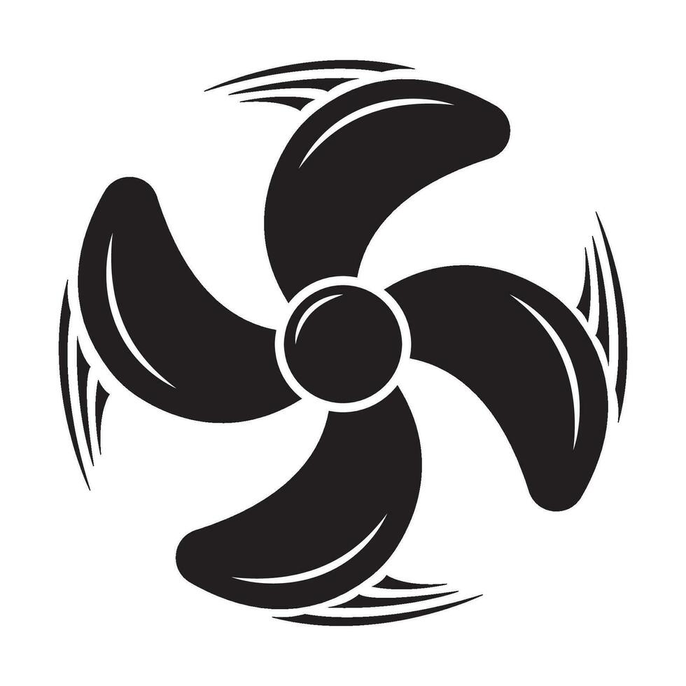propeller icon logo vector design template