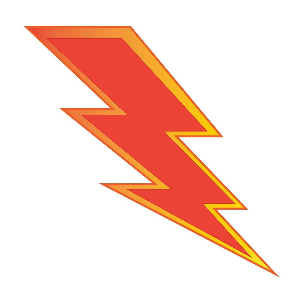 lightning icon logo vector design template
