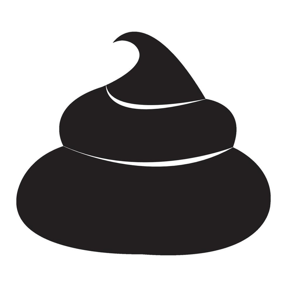 feces icon logo vector design template