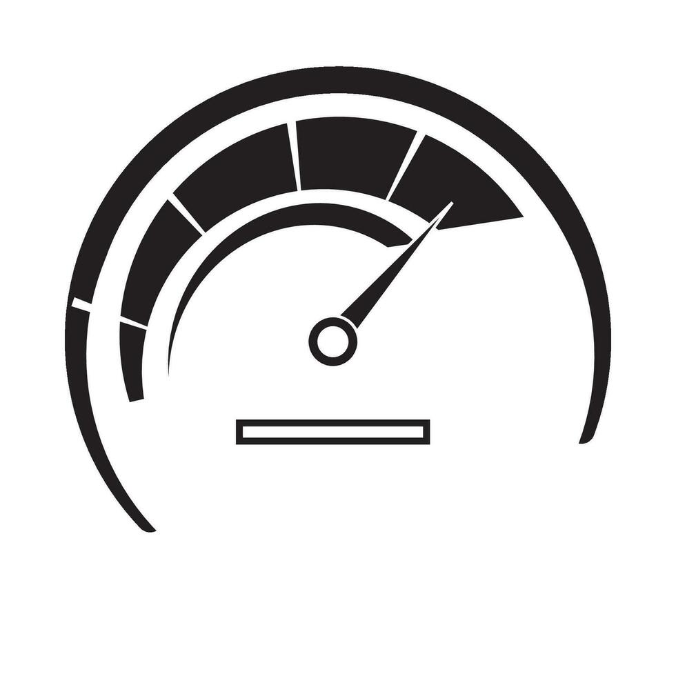 speedometer icon logo vector design template