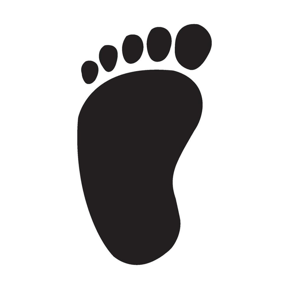 footprints icon logo vector design template