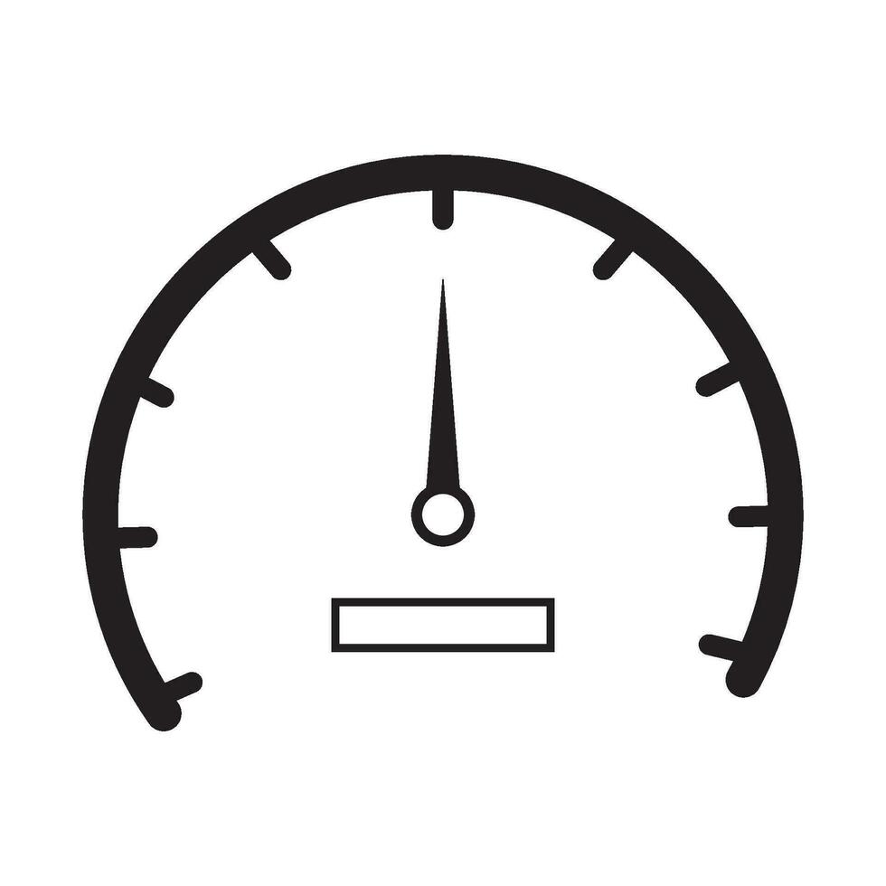 speedometer icon logo vector design template