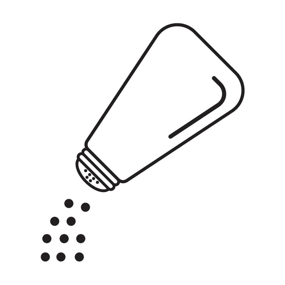 salt icon logo vector design template