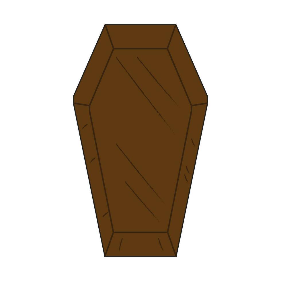 coffin icon logo vector design template