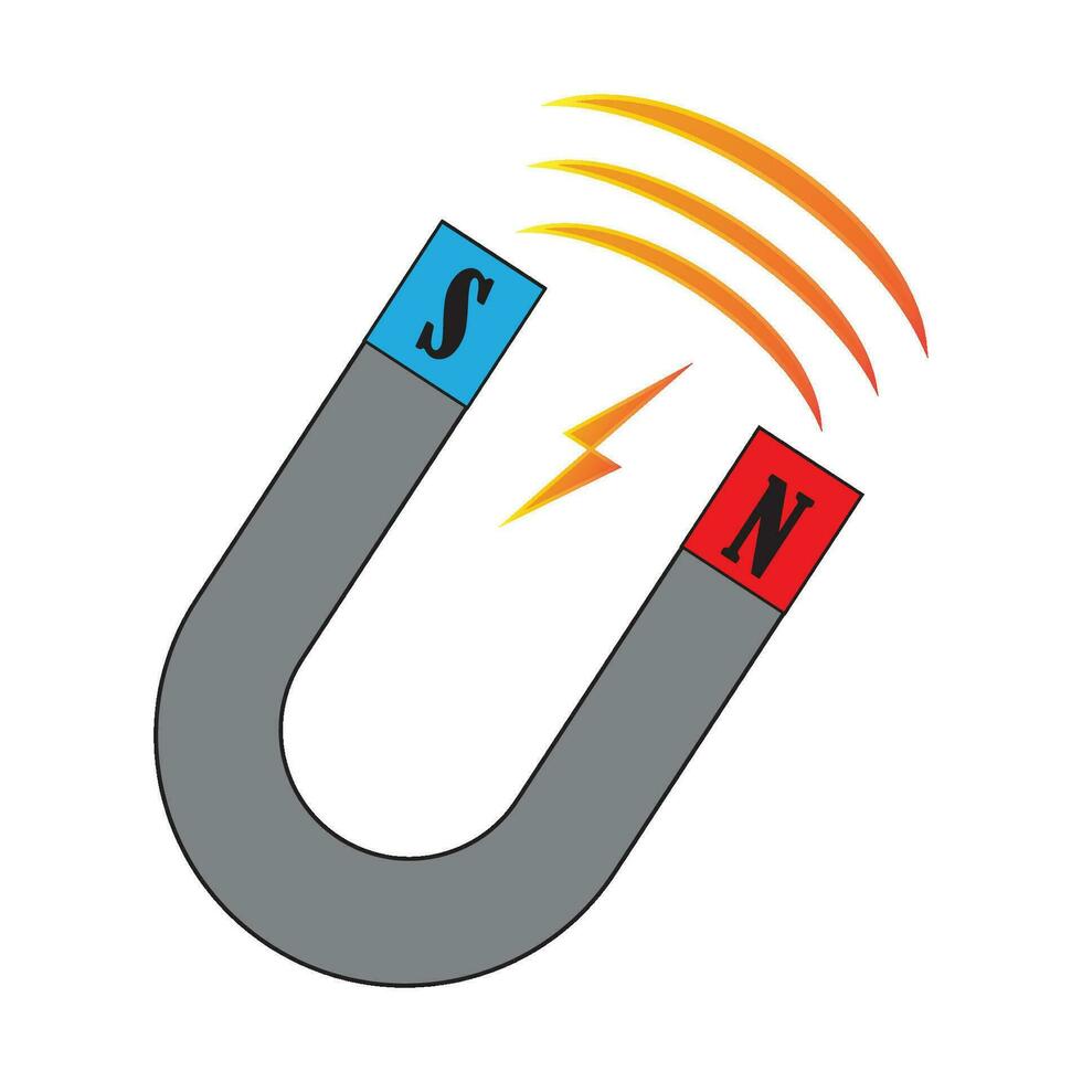 magnet icon logo vector design template