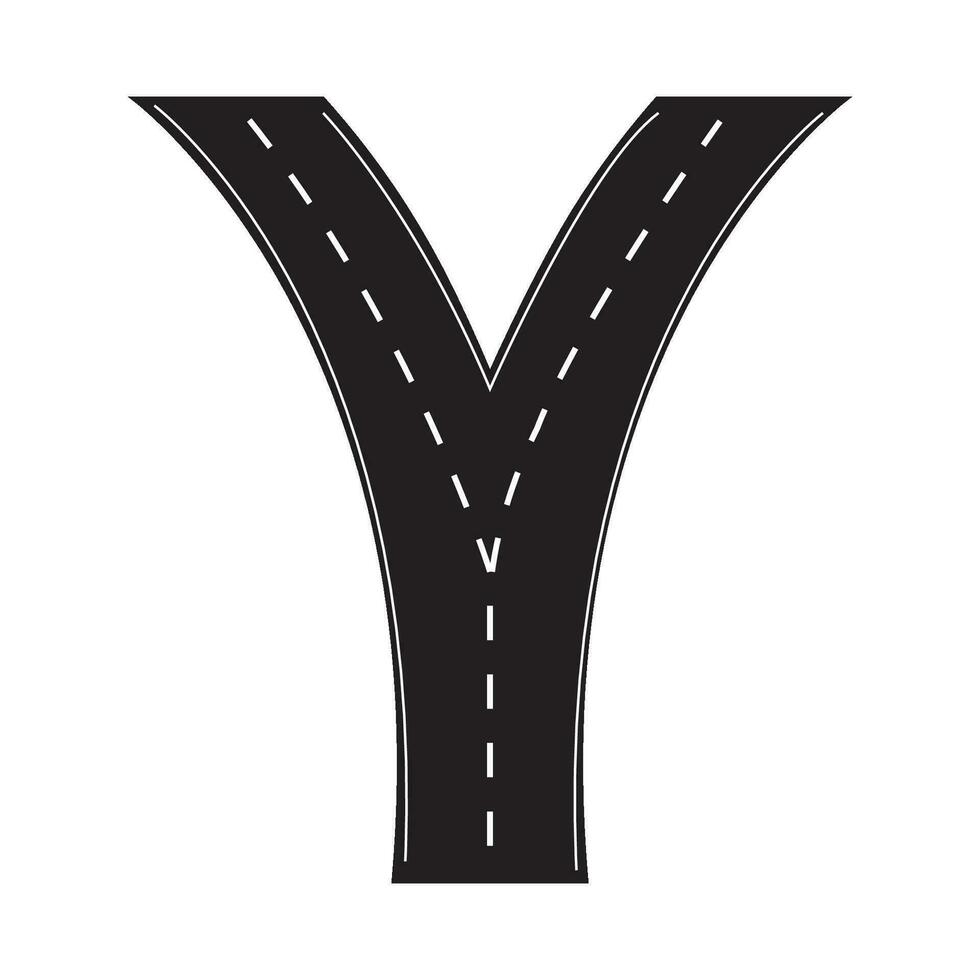 plantilla de diseño de vector de logotipo de icono de carretera