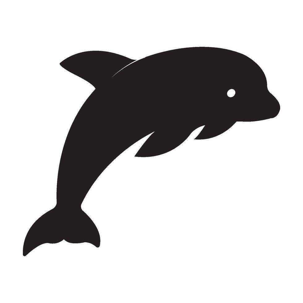 Dolphin icon logo vector design template