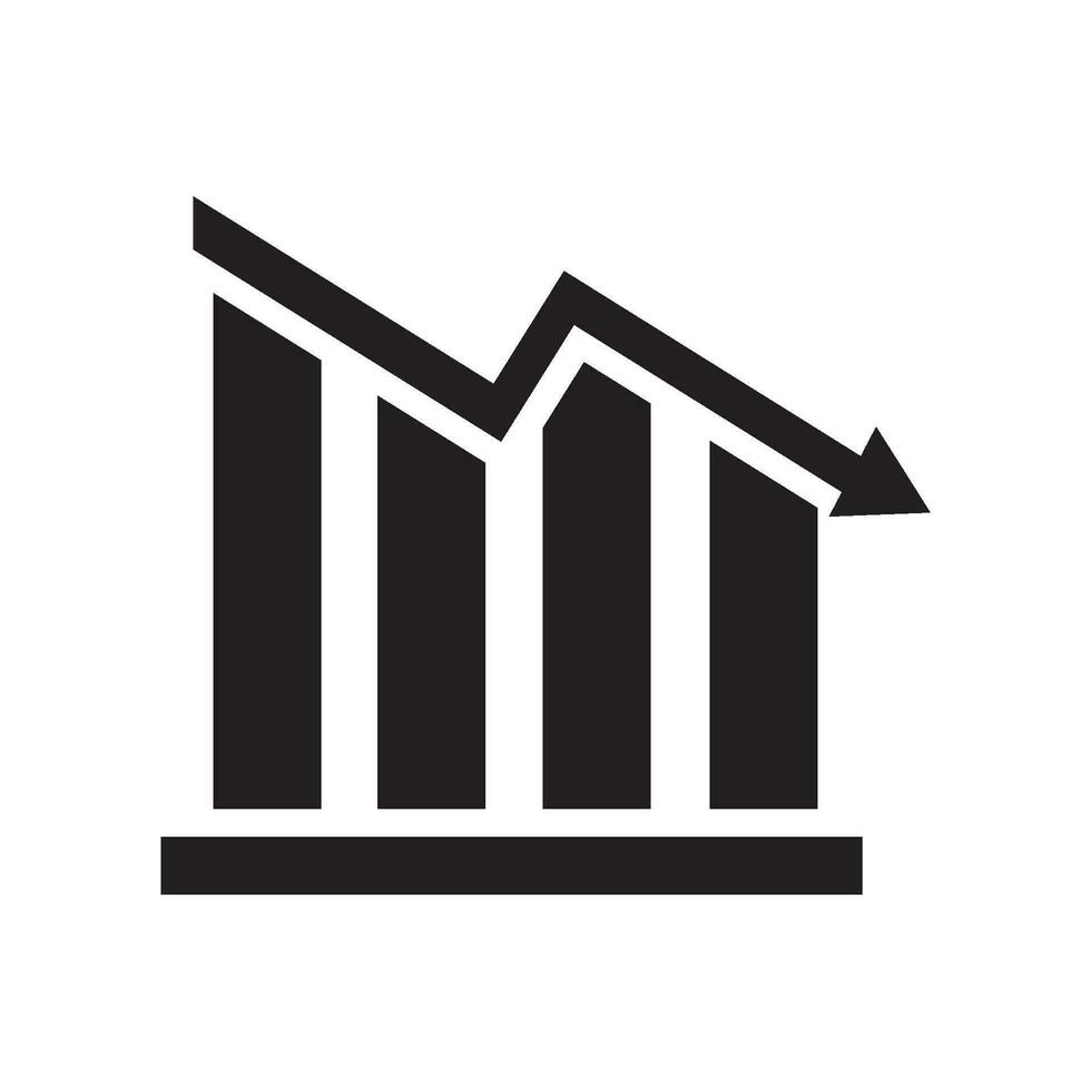 drop chart icon logo vector design template