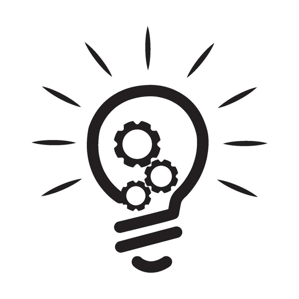 idea icon logo vector design template