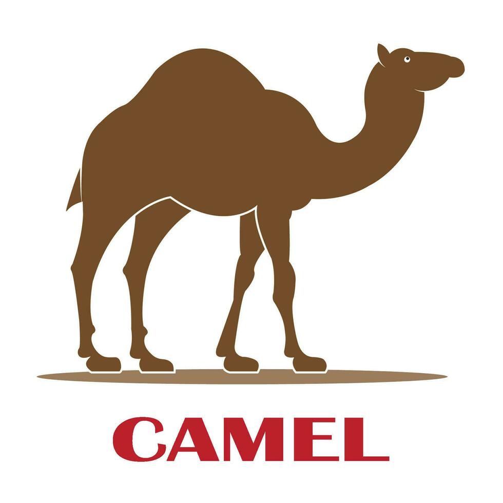 camel icon logo vector design template