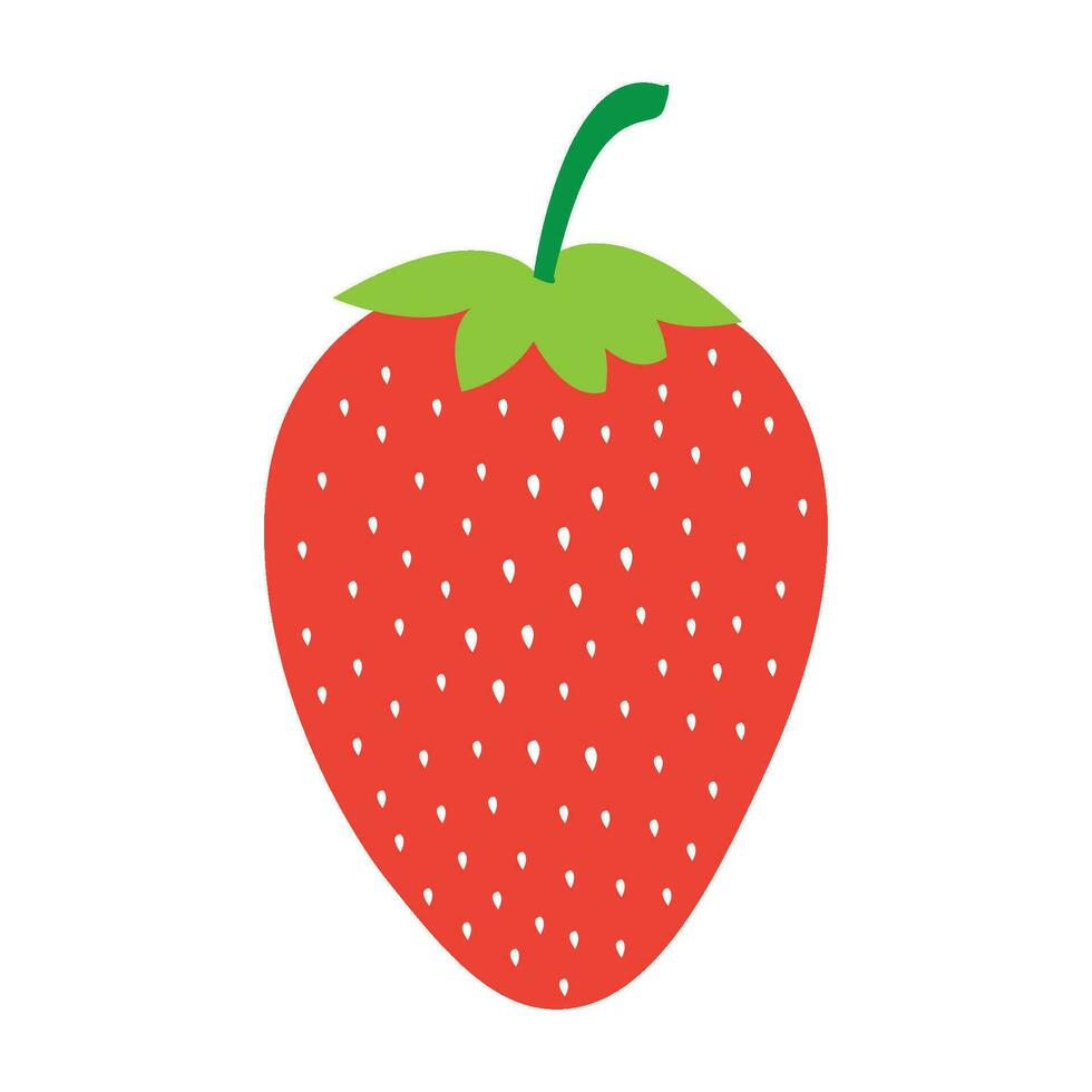 strawberry icon logo vector design template