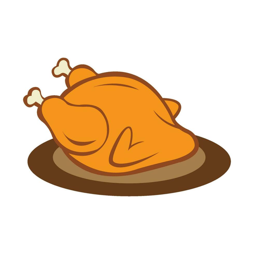 chicken icon logo vector design template