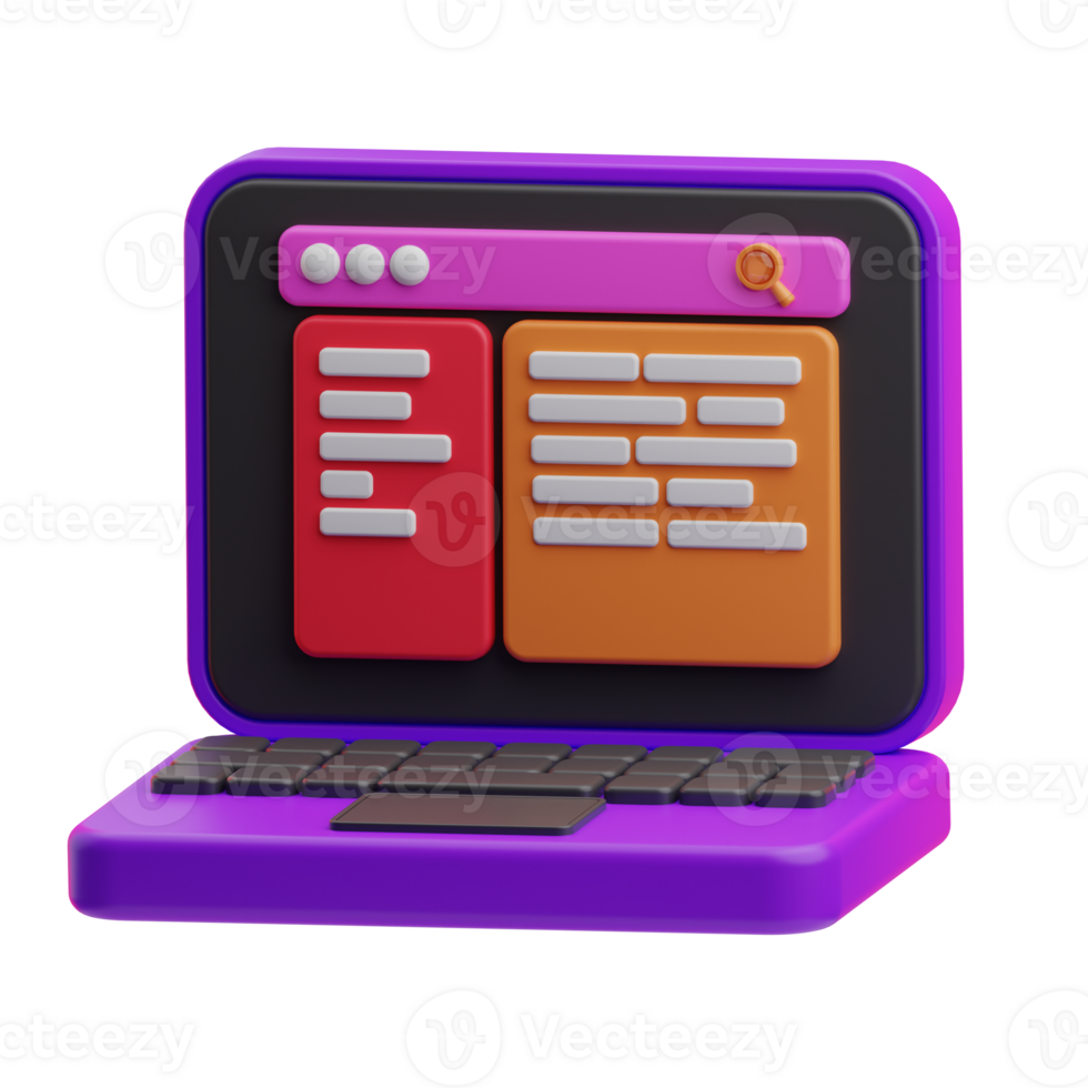 coding Software Development illustration 3d png