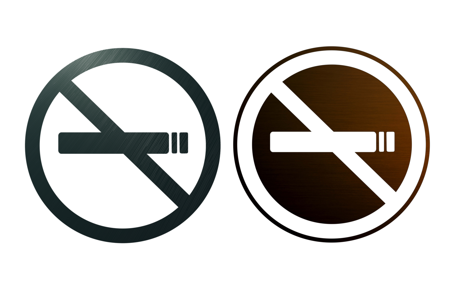 NO Smoking red and blue icon symbol with texture png