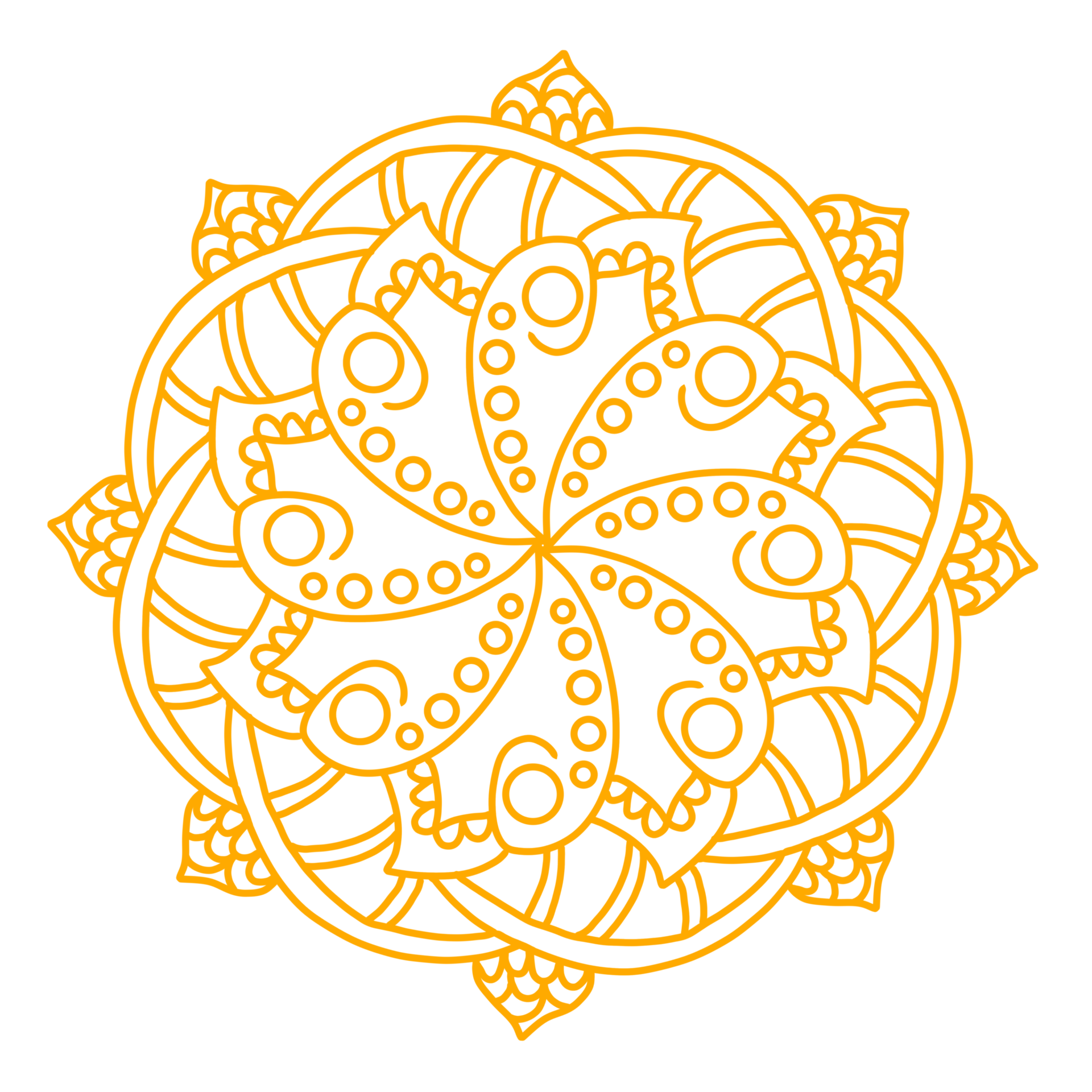 Luxury mandala design transparent background 36876930 PNG