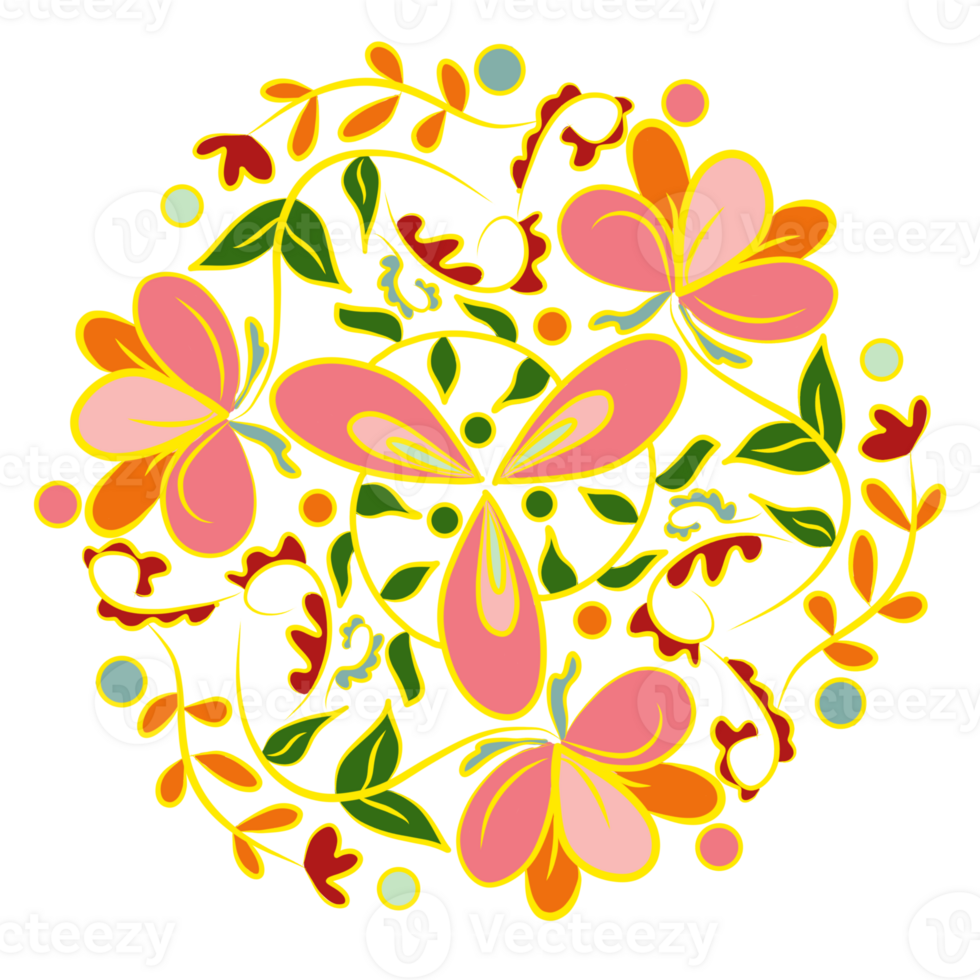 lusso modello su un' trasparente sfondo. mandala disegno, sfondo e qualunque desiderato idea png