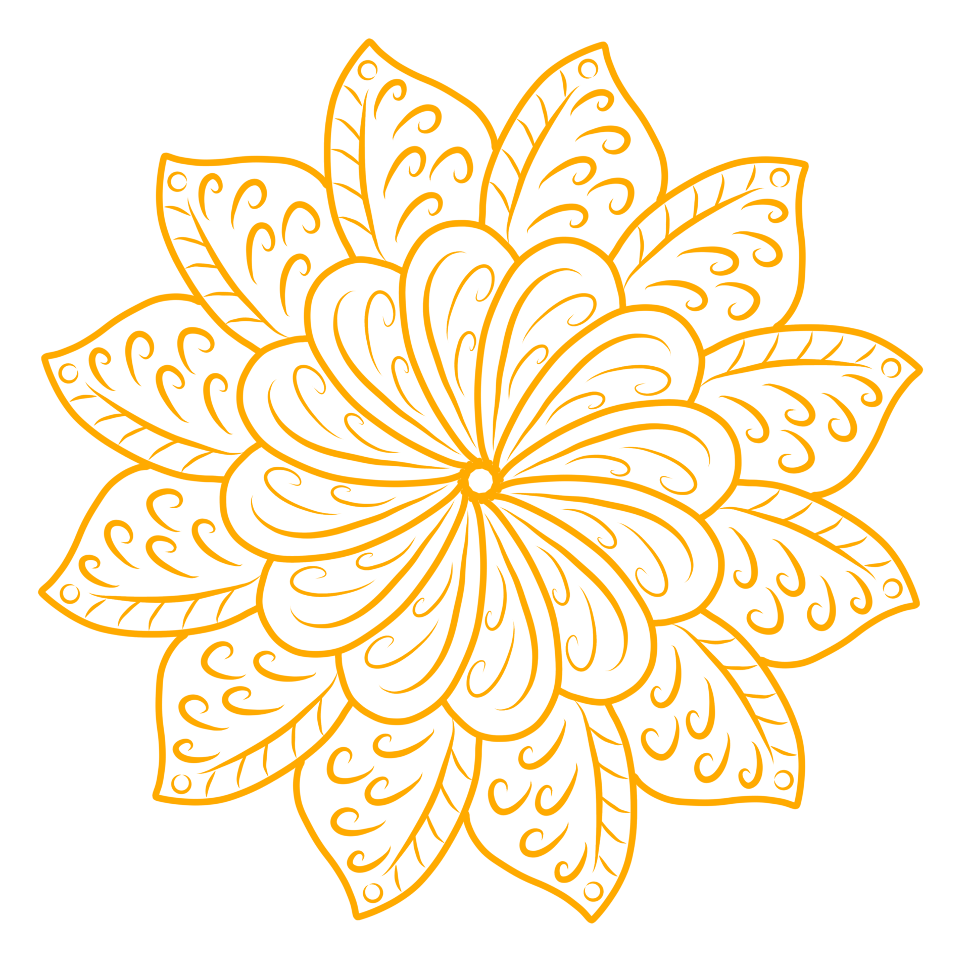 Luxury mandala design transparent background 36876937 PNG