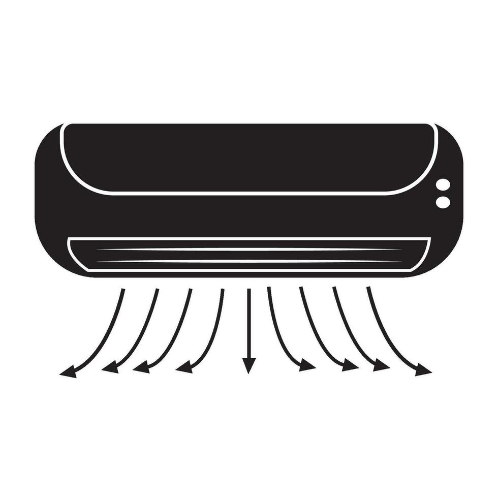 air conditioning icon logo vector design template