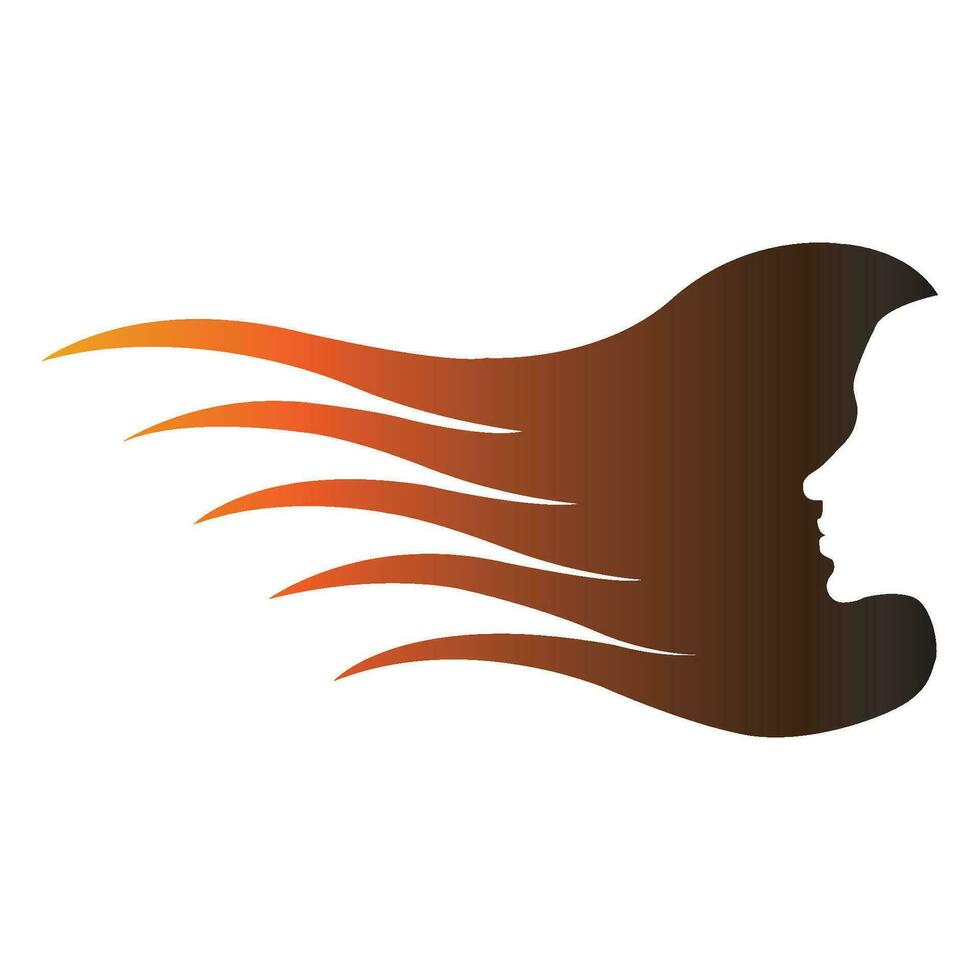 plantilla de diseño de vector de logotipo de icono de cabello