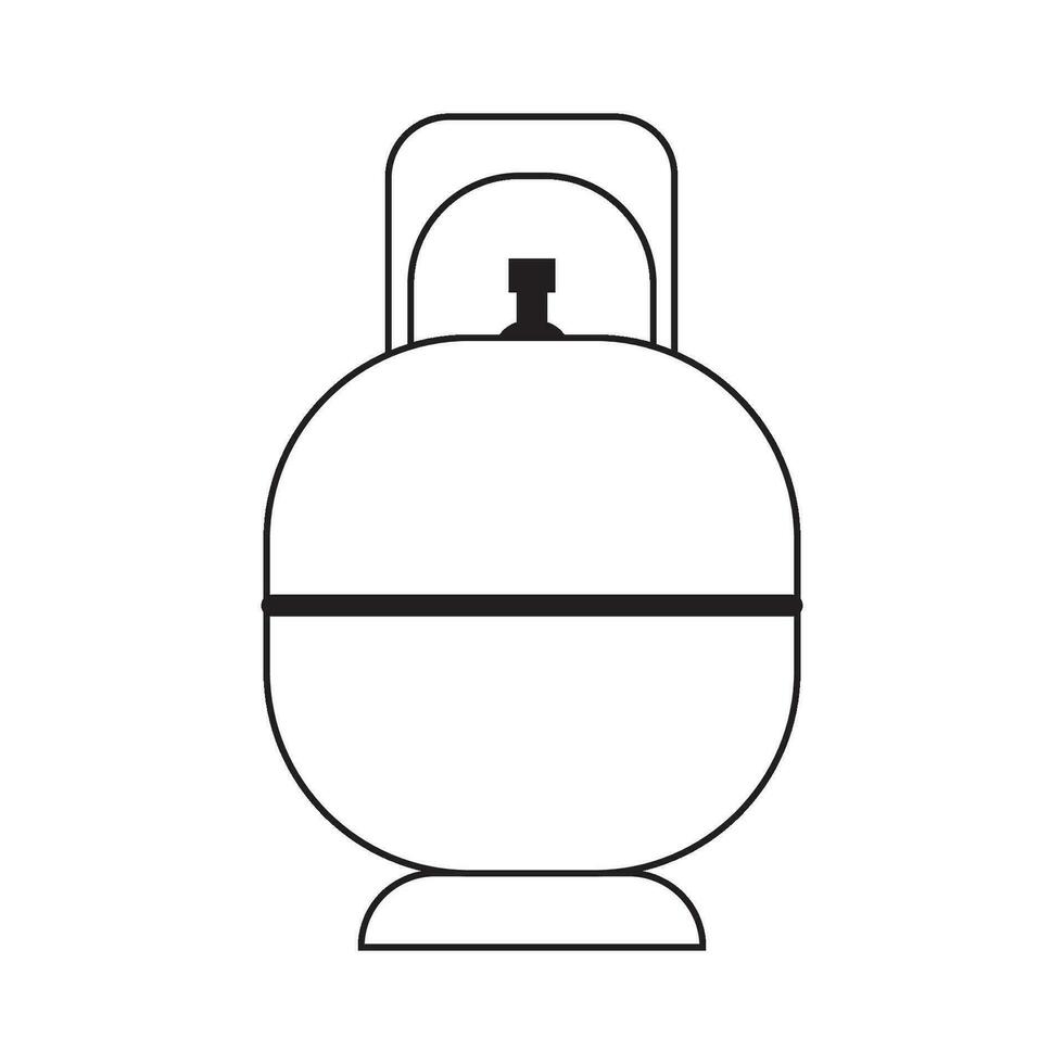gas cylinders icon logo vector design template