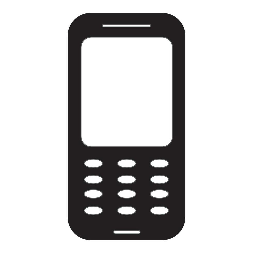 cell phone icon logo vector design template