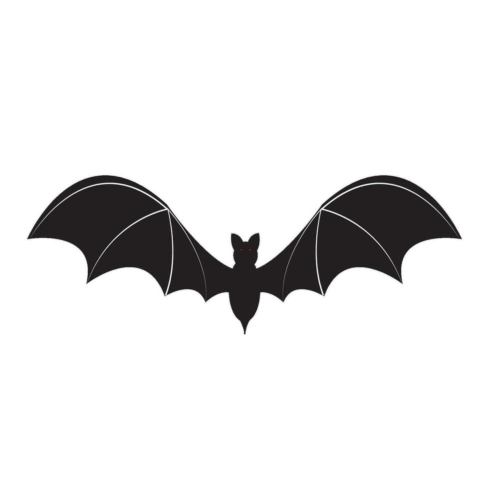 bat icon logo vector design template