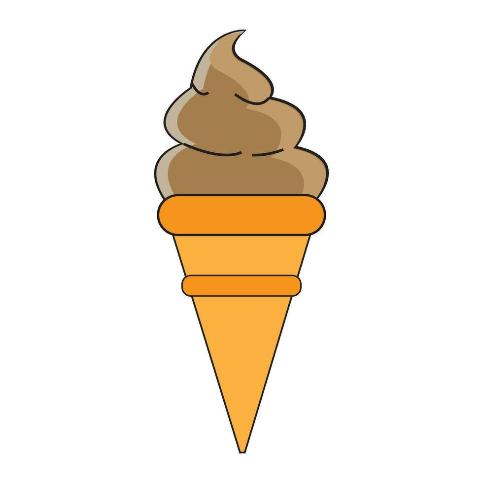 ice cream icon logo vector design template