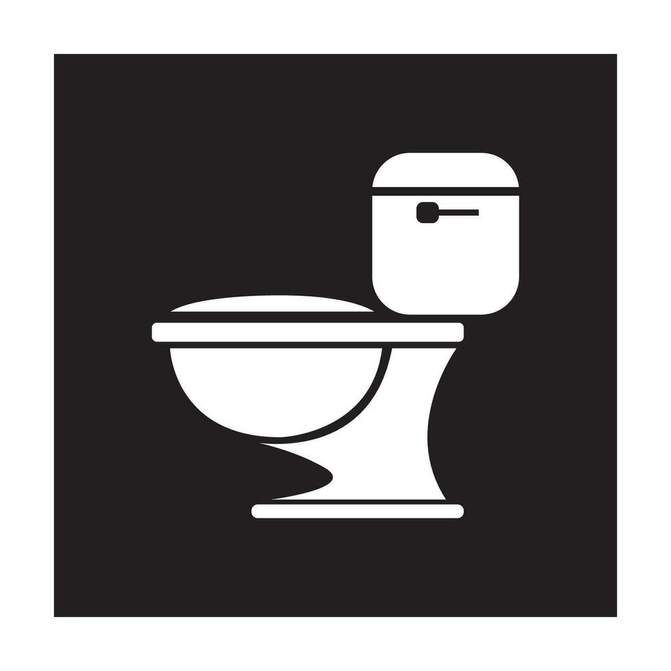 toilet icon logo vector design template