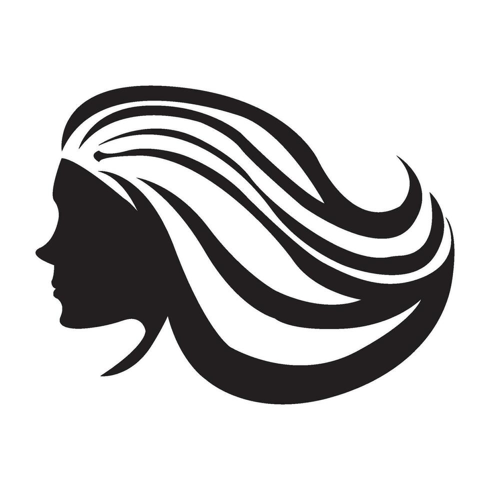 hair icon logo vector design template