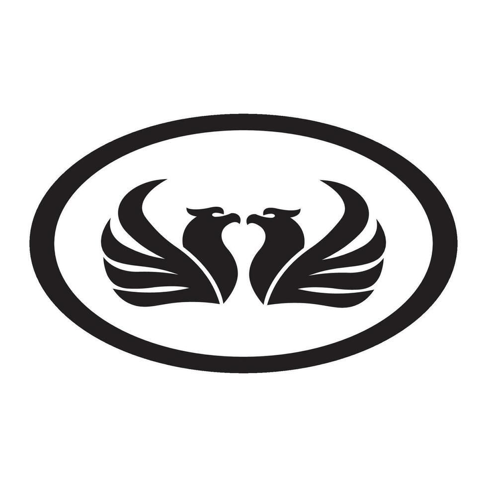 pájaro icono logo vector diseño modelo