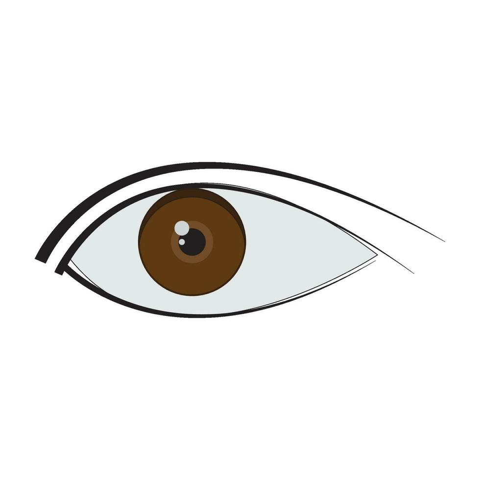 ojo icono logo vector diseño modelo