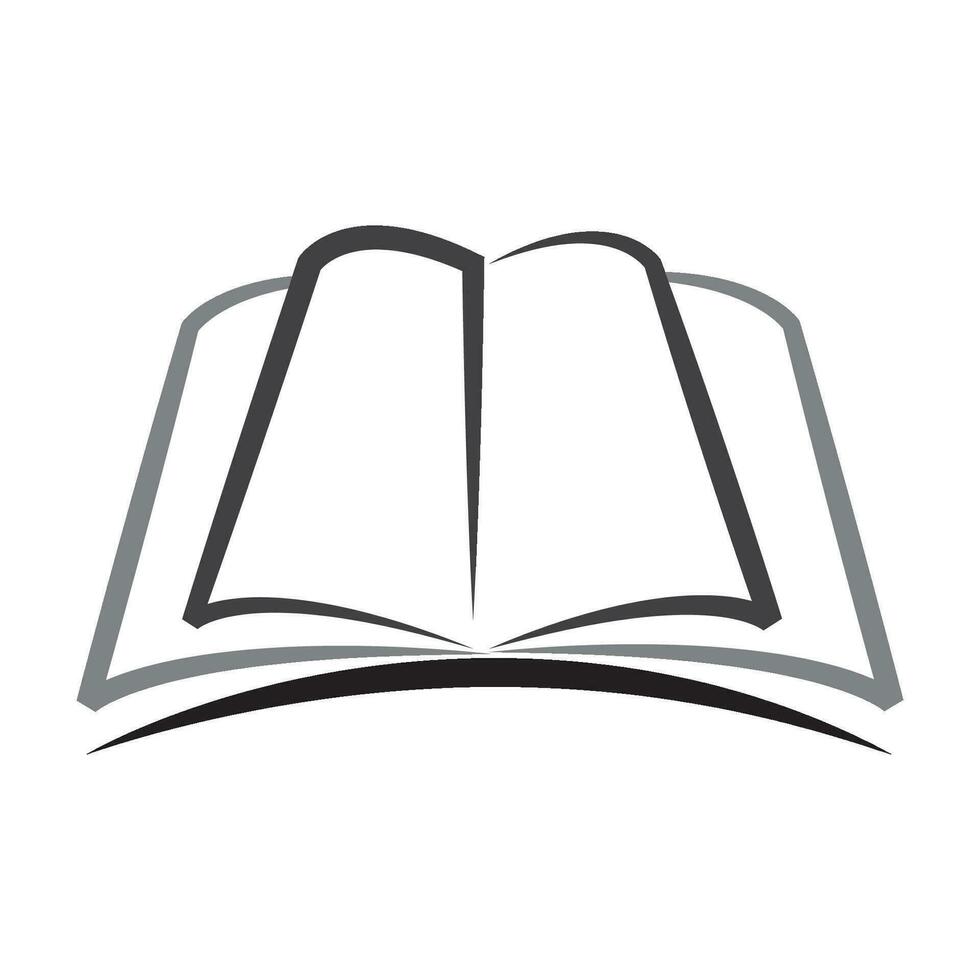 plantilla de diseño de vector de logotipo de icono de libro