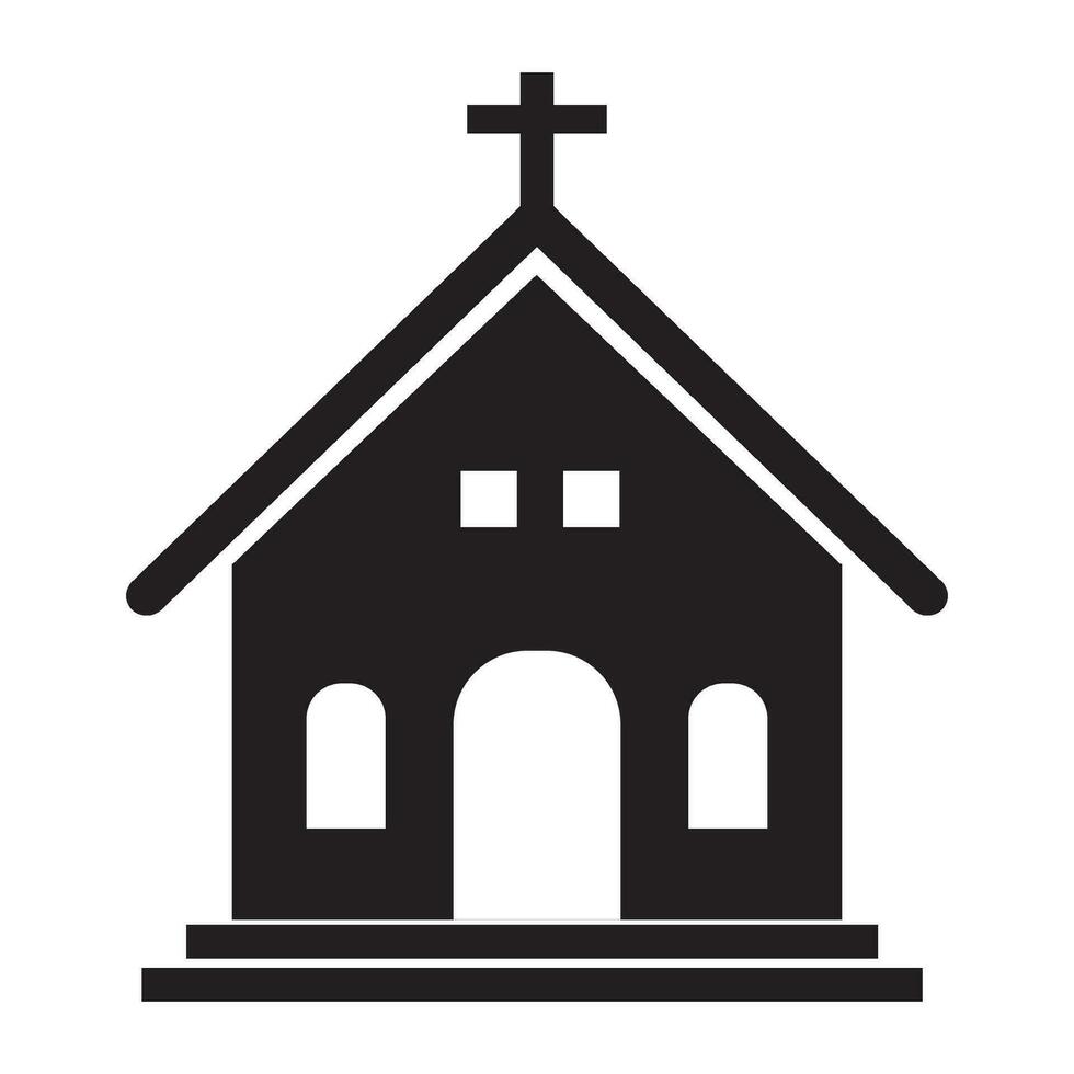 church icon logo vector design template