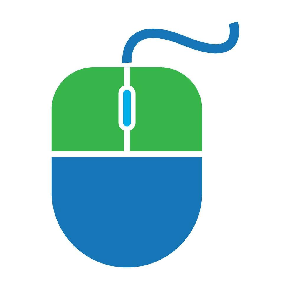 computer mouse icon  logo vector design template