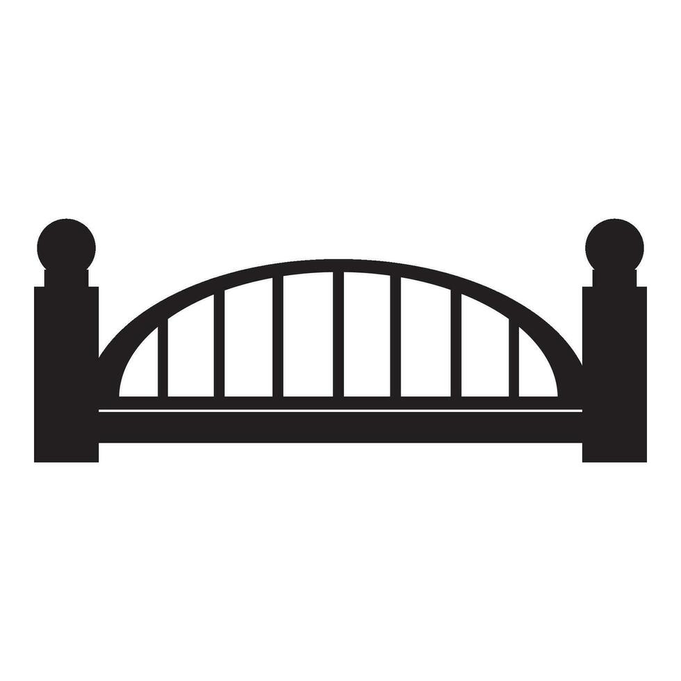 bridge icon logo vector design template