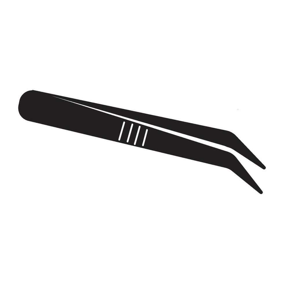 tweezers icon logo vector design template