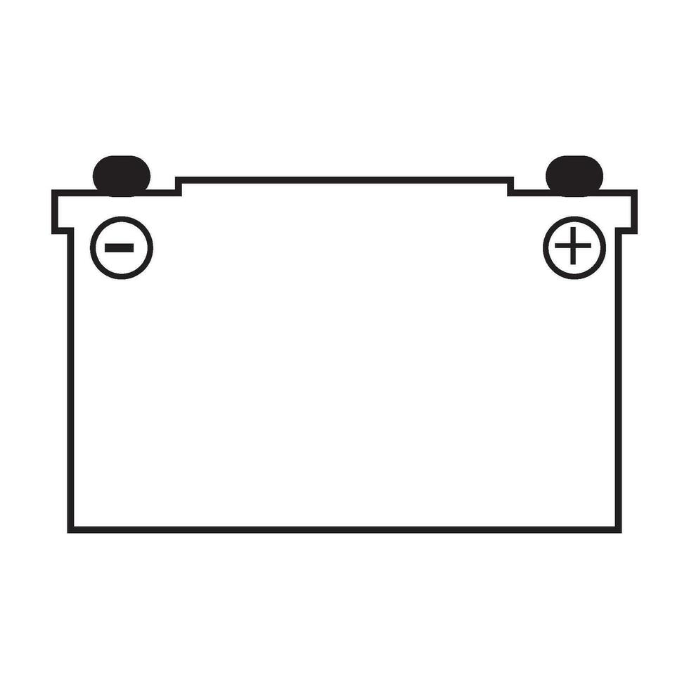battery icon logo vector design template