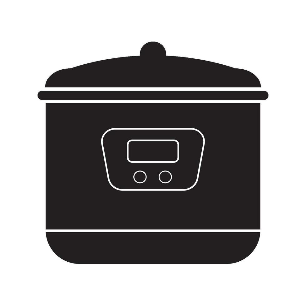 rice cooker icon logo vector design template