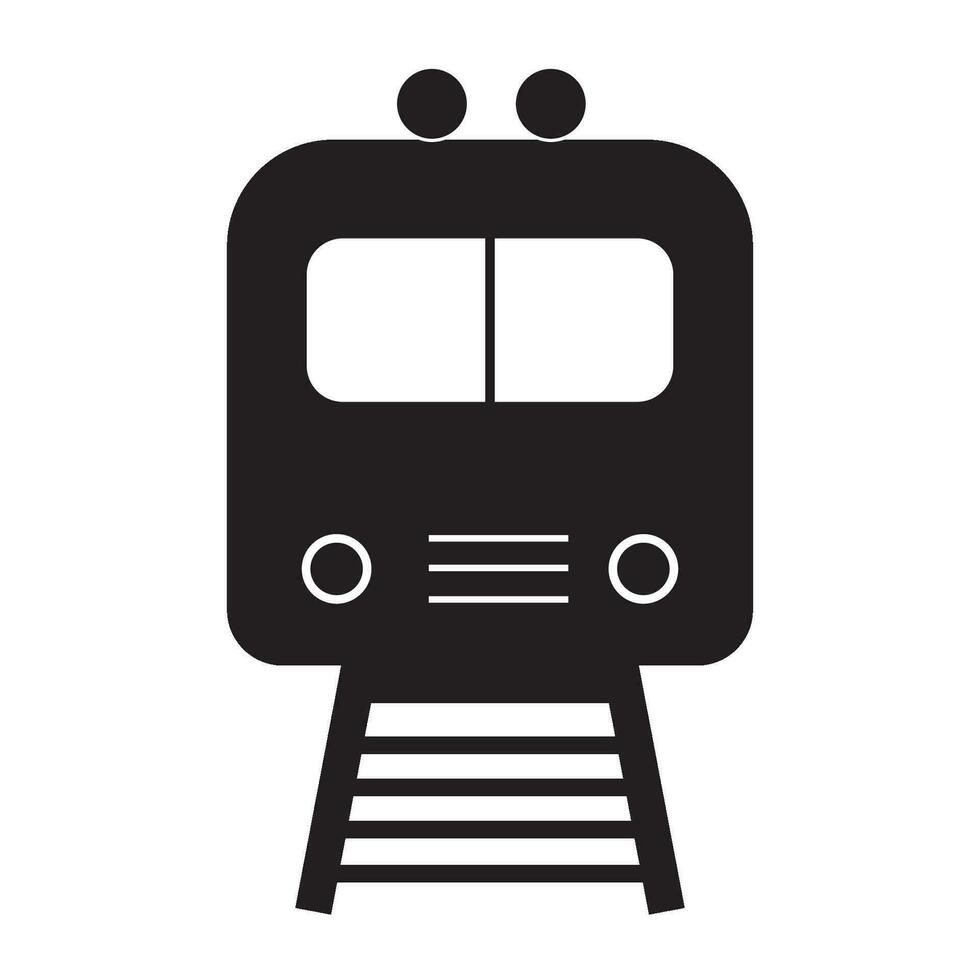 train icon logo vector design template