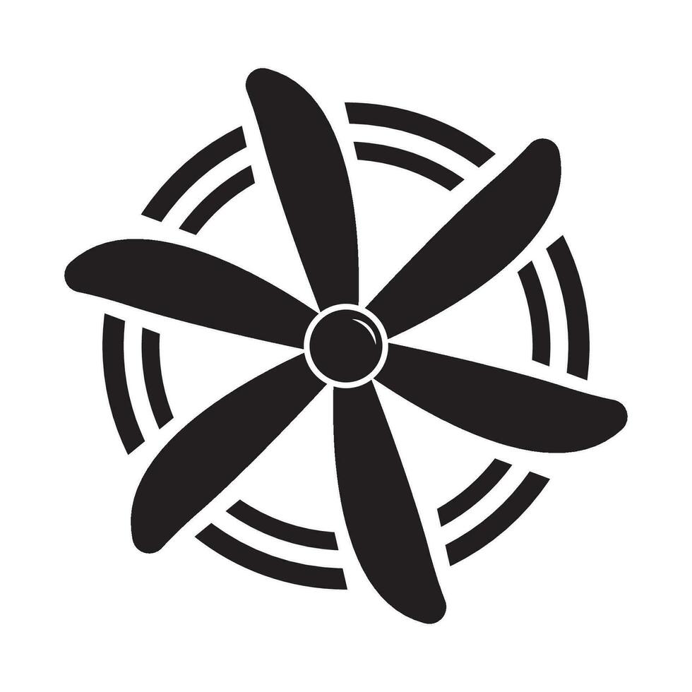 propeller icon logo vector design template