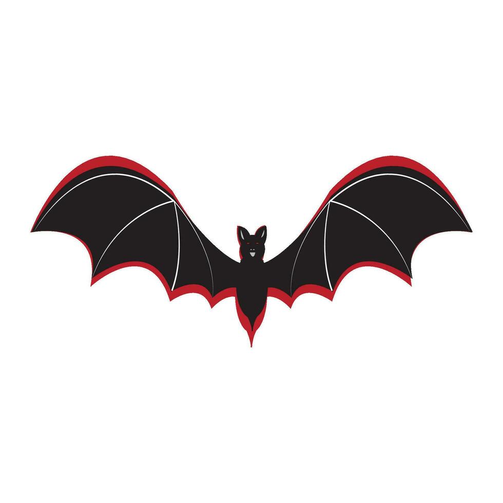 bat icon logo vector design template