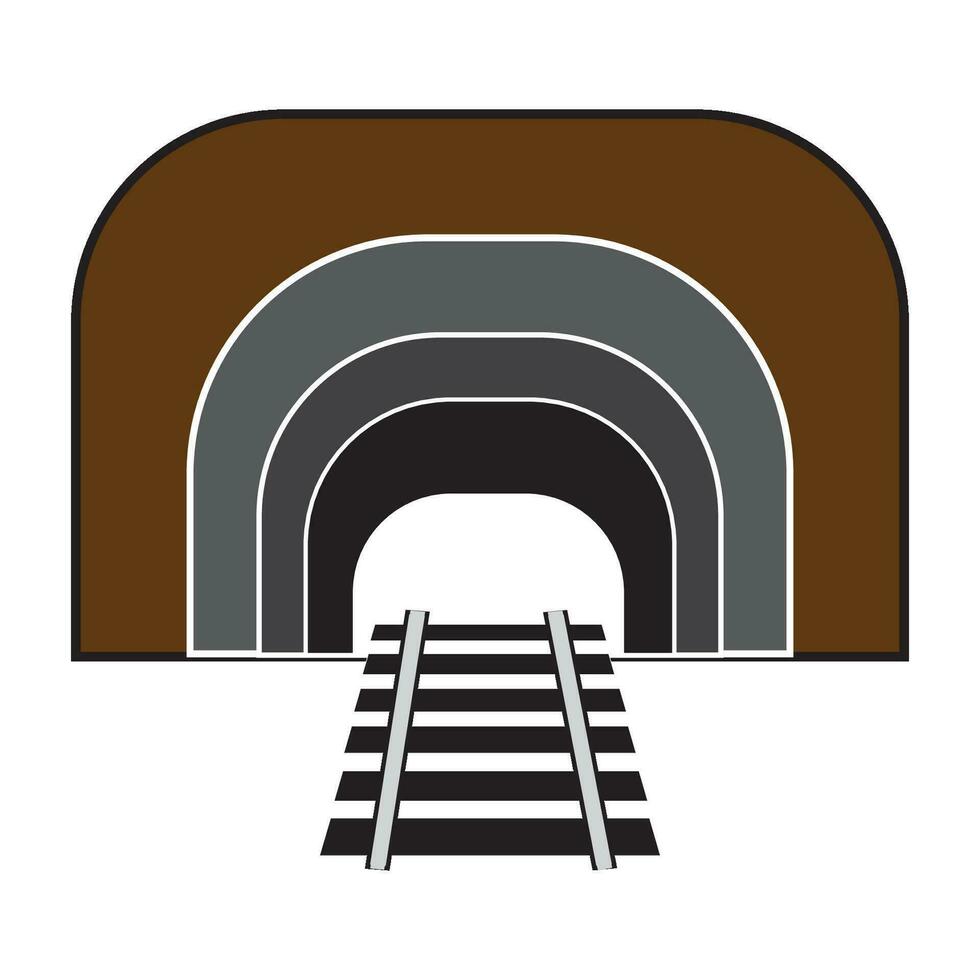 railroads icon logo vector design template