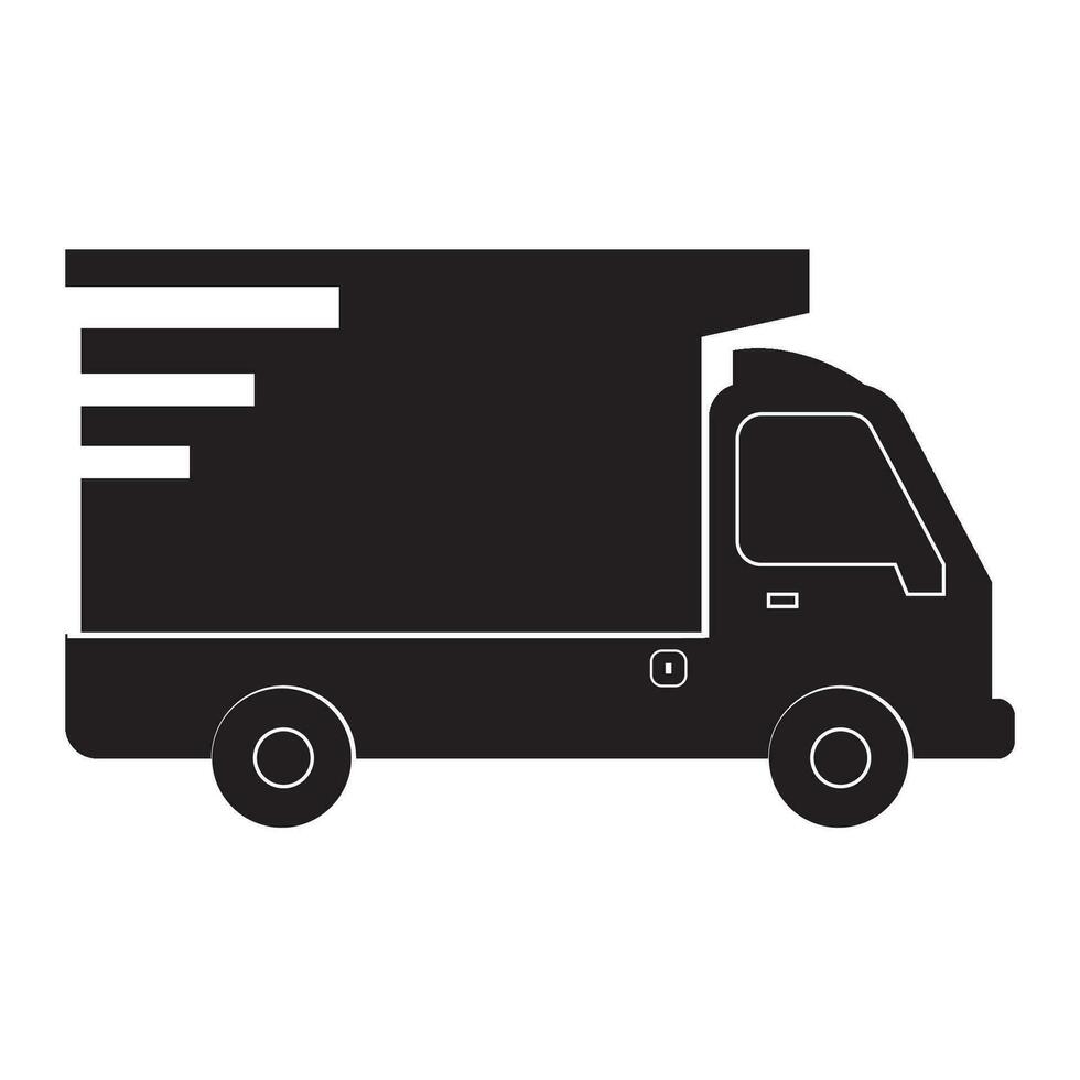 truck icon logo vector design template