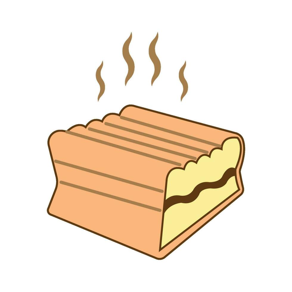 plantilla de diseño de vector de logotipo de icono de pan