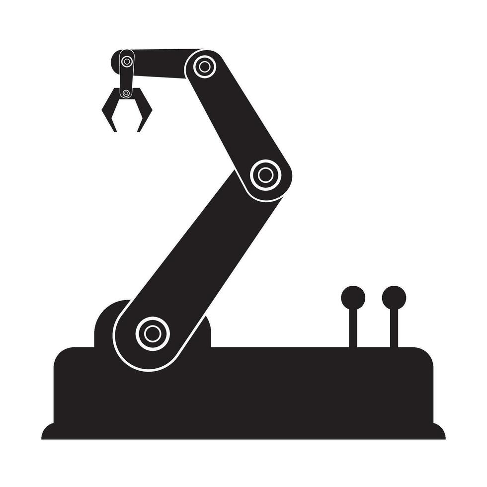 industrial robots iconologotipo vector diseño modelo