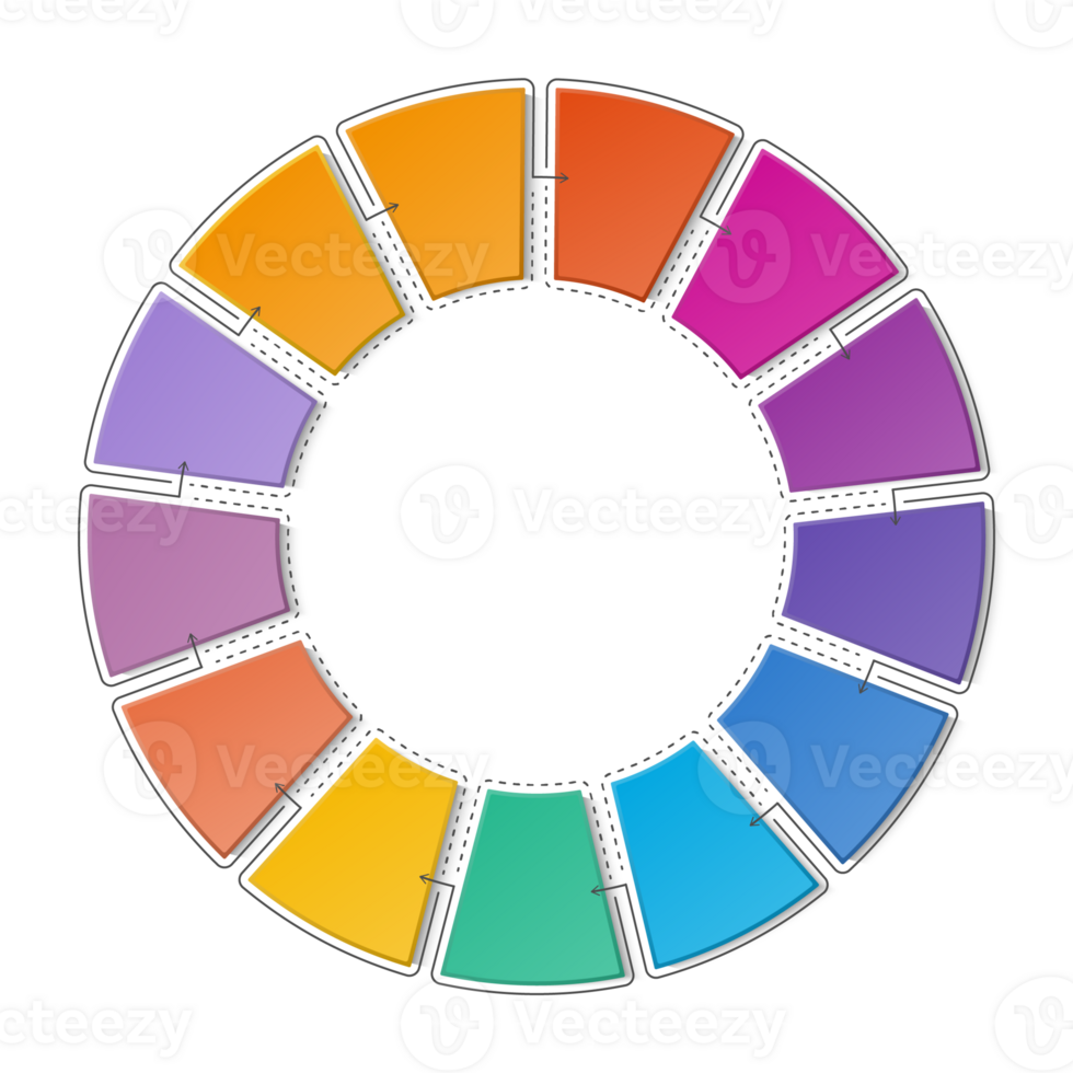 Infographic with 13 steps, process or options. png