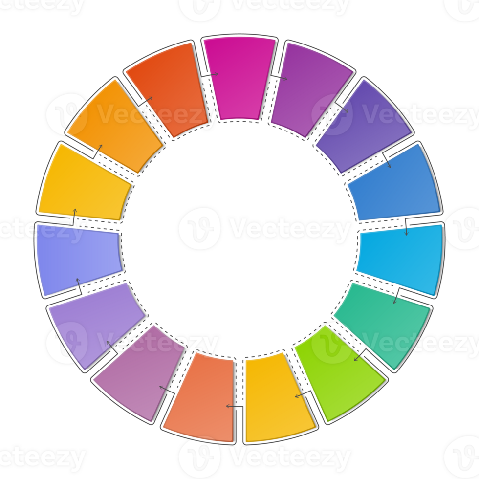 Infographic with 15 steps, process or options. png